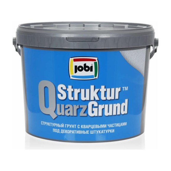 Кварцевый структурный грунт под декоративные штукатурки JOBI STRUKTURQUARZGRUND 10 л 12219 Кварцевый структурный грунт под декоративные штукатурки JOBI STRUKTURQUARZGRUND 10 л 12219
