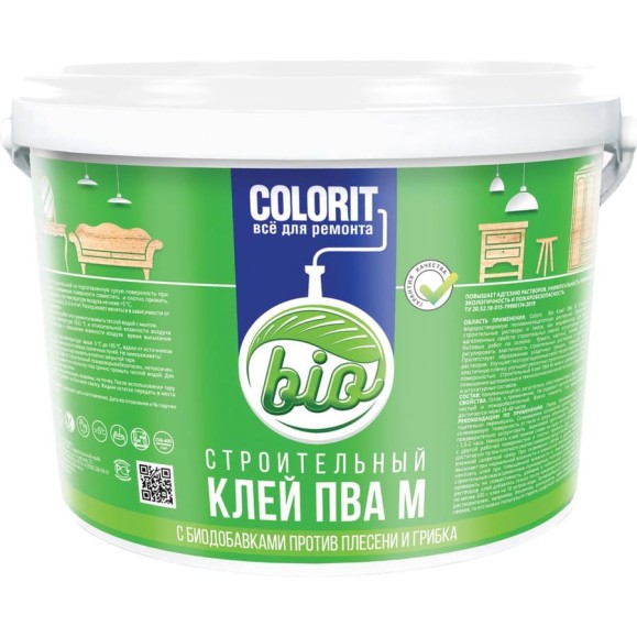 Строительный клей ХимПродукт COLORIT ПВА-М 2 кг ПВАС2 Строительный клей ХимПродукт COLORIT ПВА-М 2 кг ПВАС2