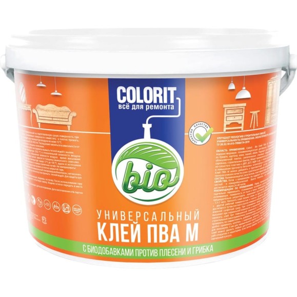 Универсальный клей ХимПродукт COLORIT ПВА-М 0,95 кг ПВАУ095 Универсальный клей ХимПродукт COLORIT ПВА-М 0,95 кг ПВАУ095