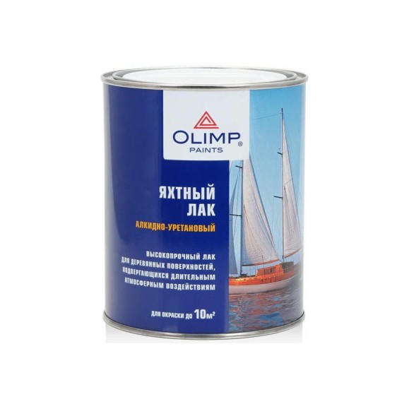Лак яхтный матовый OLIMP 0,9 л 20424