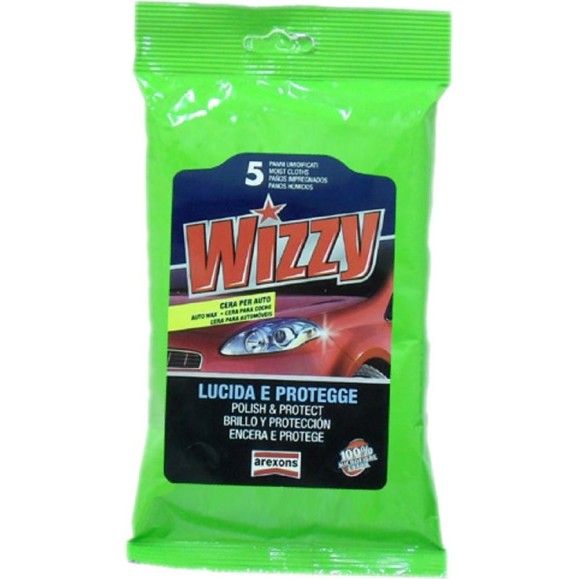 Салфетки для чистки и полировки кузова автомобиля AREXONS WIZZY High-Protection Wax микрофибра 1918