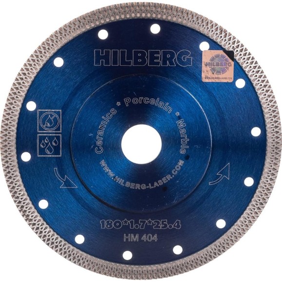 Диск алмазный отрезной Hilberg турбо ультратонкий 180x22.23 Hard Materials X-type HM404 Диск алмазный отрезной Hilberg турбо ультратонкий 180x22.23 Hard Materials X-type HM404