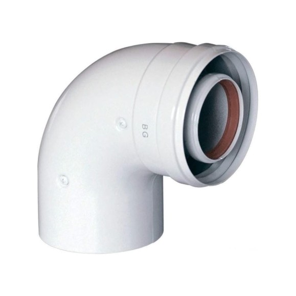 Коаксиальный отвод Baxi 90, диам. 80/125 мм  KHG71414051-