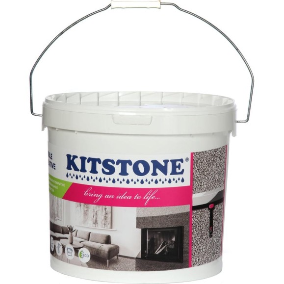 Камешковая штукатурка Kitstone Pebble Creative в комплекте 3 банки: каменная крошка, А 650 гр, В 350 гр, цвет Atlantica 2020207 Камешковая штукатурка Kitstone Pebble Creative в комплекте 3 банки: каменная крошка, А 650 гр, В 350 гр, цвет Atlantica 2020207