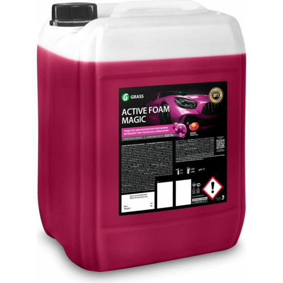 Автошампунь для бесконтактной мойки Active Foam Magic 18 кг Grass 110446 Автошампунь для бесконтактной мойки Active Foam Magic 18 кг Grass 110446