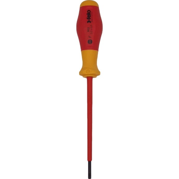 Диэлектрическая шлицевая отвертка Felo SL3,0 91303090 Диэлектрическая шлицевая отвертка Felo SL3,0 91303090