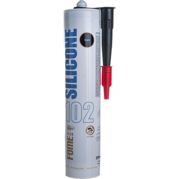 Силиконовый герметик FOME FLEX SANITARY SILICON 102 (черный; 310 мл) 01-4-1-103 Силиконовый герметик FOME FLEX SANITARY SILICON 102 (черный; 310 мл) 01-4-1-103