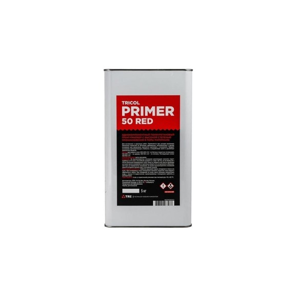 Однокомпонентный полиуретановый грунт-праймер TRICOL PRIMER.50 RED 573 Однокомпонентный полиуретановый грунт-праймер TRICOL PRIMER.50 RED 573