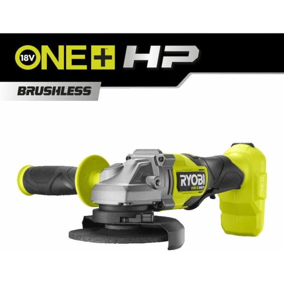 Бесщеточная углошлифмашина Ryobi ONE+ RAG18X-0 5133005011 Бесщеточная углошлифмашина Ryobi ONE+ RAG18X-0 5133005011