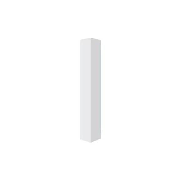 Соединительный элемент для плинтуса Cosca Decor белый под покраску, 6 шт., МДФ СПБ074662