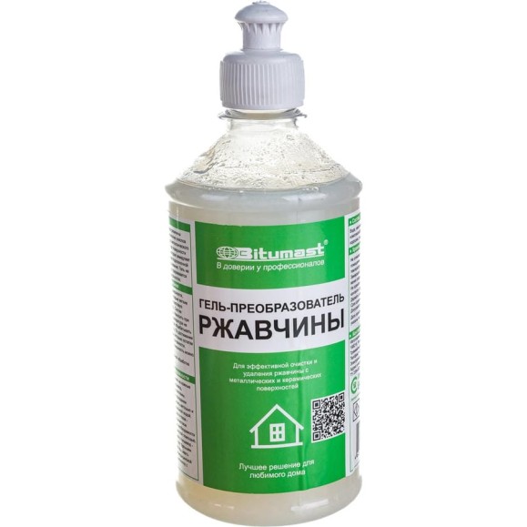 Гель-преобразователь ржавчины 0.5 л Bitumast 4607952901025 Гель-преобразователь ржавчины 0.5 л Bitumast 4607952901025