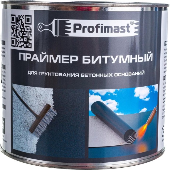 Битумный праймер Profimast 2 л / 1,8 кг 4607952900790 Битумный праймер Profimast 2 л / 1,8 кг 4607952900790