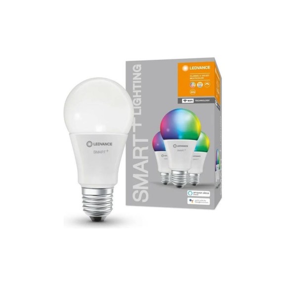 Умная WiFi лампа LEDVANCE Х3 SMART+ WiFi Classic Multicolour 100 14 W/2700…6500K E27 (x3) 4058075485877 Умная WiFi лампа LEDVANCE Х3 SMART+ WiFi Classic Multicolour 100 14 W/2700…6500K E27 (x3) 4058075485877