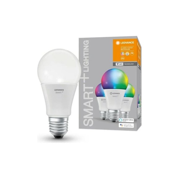 Умная WiFi лампа LEDVANCE Х3 SMART+ WiFi Classic Multicolour 60 9 W/2700…6500K E27 (x3) 4058075485754 Умная WiFi лампа LEDVANCE Х3 SMART+ WiFi Classic Multicolour 60 9 W/2700…6500K E27 (x3) 4058075485754
