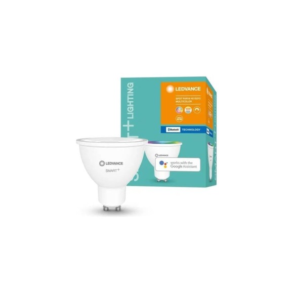 Умная Bluetooth лампа LEDVANCE SMART+ Spot GU10 Multicolour 40 100° 5 W/2700…6500K GU10 4058075485334 Умная Bluetooth лампа LEDVANCE SMART+ Spot GU10 Multicolour 40 100° 5 W/2700…6500K GU10 4058075485334