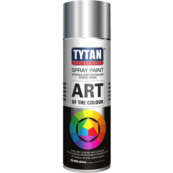 Аэрозольная краска TYTAN PROFESSIONAL ART OF THE COLOUR RAL9006, металлик 400мл 93762 54029 Аэрозольная краска TYTAN PROFESSIONAL ART OF THE COLOUR RAL9006, металлик 400мл 93762 54029