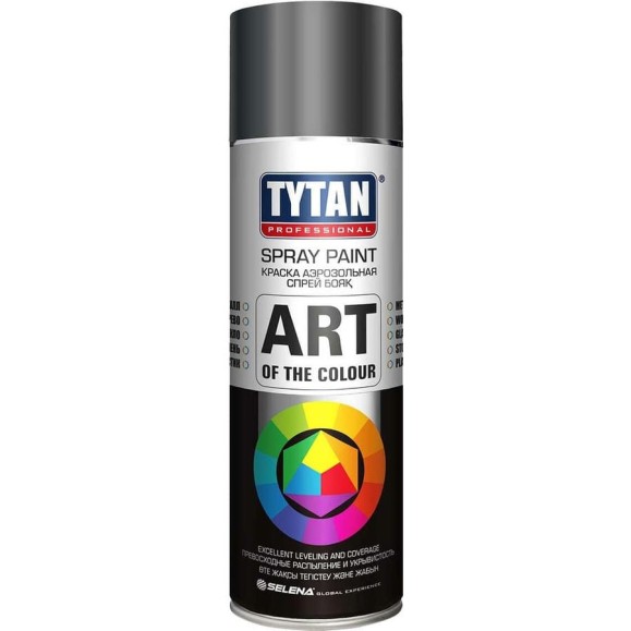 Аэрозольная краска TYTAN PROFESSIONAL ART OF THE COLOUR RAL7015, серая 400мл 93724 54027 Аэрозольная краска TYTAN PROFESSIONAL ART OF THE COLOUR RAL7015, серая 400мл 93724 54027
