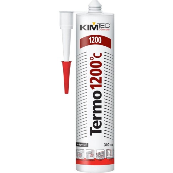 Герметик силикатный KIM TEC KAMIN 1500C черный 280мл 02-07-01 Герметик силикатный KIM TEC KAMIN 1500C черный 280мл 02-07-01