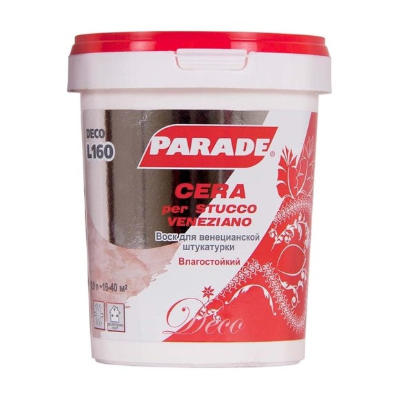 Воск для венецианской штукатурки PARADE DECO Cera per Stucco Veneziano L160 0,9 л Лк-00000022