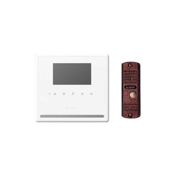 Комплект видеодомофона и вызывной панели COMMAX CDV-43Y(White)/AVC305