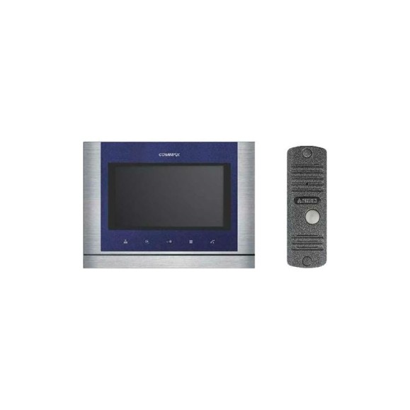 Комплект видеодомофона и вызывной панели COMMAX CDV-704MA(Blue)/AVC305S Комплект видеодомофона и вызывной панели COMMAX CDV-704MA(Blue)/AVC305S