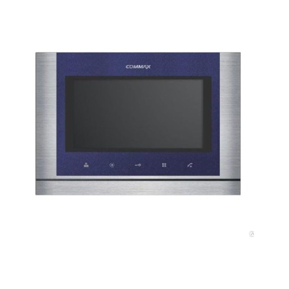 Комплект видеодомофона и вызывной панели COMMAX CDV-704MA(Blue)/AVC305