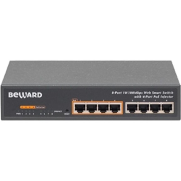 Управляемый Web/Smart коммутатор Beward 8 портов Вт STW-8P4 00000007965 Управляемый Web/Smart коммутатор Beward 8 портов Вт STW-8P4 00000007965