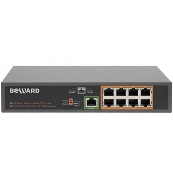 Неуправляемый коммутатор Beward 9 портов ST-801HP 00000006606 Неуправляемый коммутатор Beward 9 портов ST-801HP 00000006606