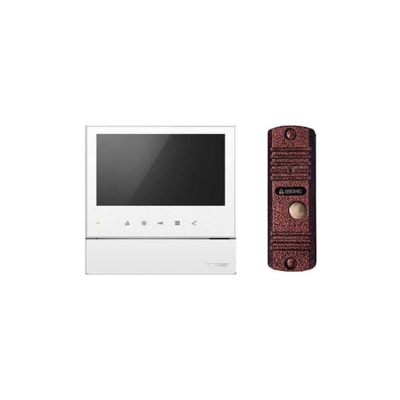 Комплект видеодомофона и вызывной панели COMMAX CDV-70HM2(White)/AVC305
