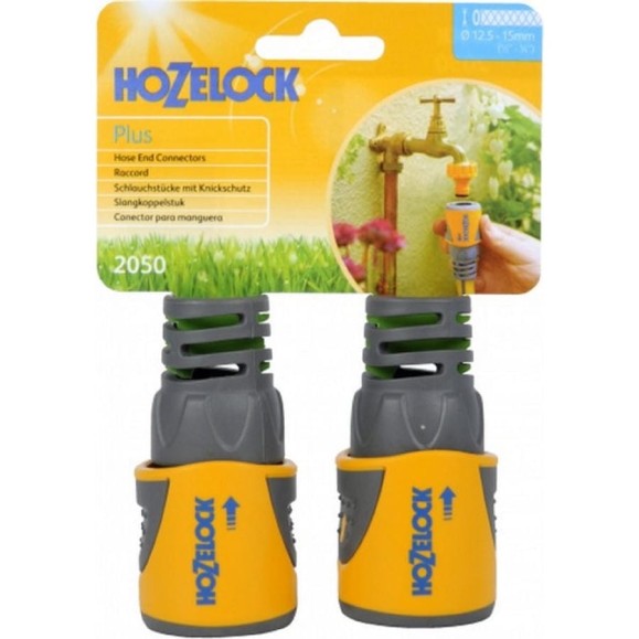 Коннектор Plus для концов шланга 1/2 2 шт. Hozelock 2050P9600 Коннектор Plus для концов шланга 1/2 2 шт. Hozelock 2050P9600