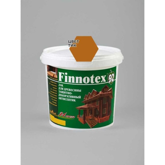 Декоративный акриловый лак Finlux Святозар-92 FINNOTEX полуглянцевый, тик, 0.8 л 4603783200313 Декоративный акриловый лак Finlux Святозар-92 FINNOTEX полуглянцевый, тик, 0.8 л 4603783200313