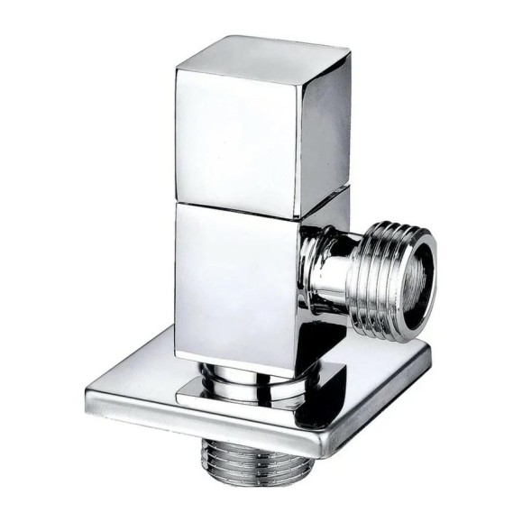 Угловой вентиль DOUBLE-LIN хром, керамическая букса, чашка Ду=1/2x1/2 LL3080 A (1/2x1/2) Угловой вентиль DOUBLE-LIN хром, керамическая букса, чашка Ду=1/2x1/2 LL3080 A (1/2x1/2)
