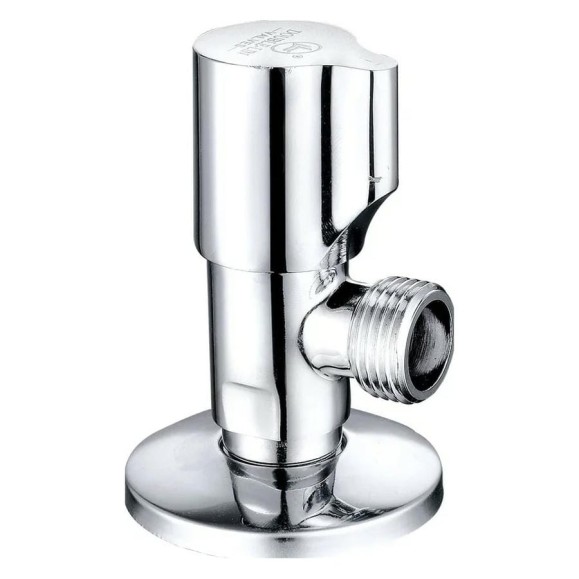 Угловой вентиль DOUBLE-LIN хром, керамическая букса, чашка Ду=1/2x1/2 LL3131 (1/2x1/2) Угловой вентиль DOUBLE-LIN хром, керамическая букса, чашка Ду=1/2x1/2 LL3131 (1/2x1/2)