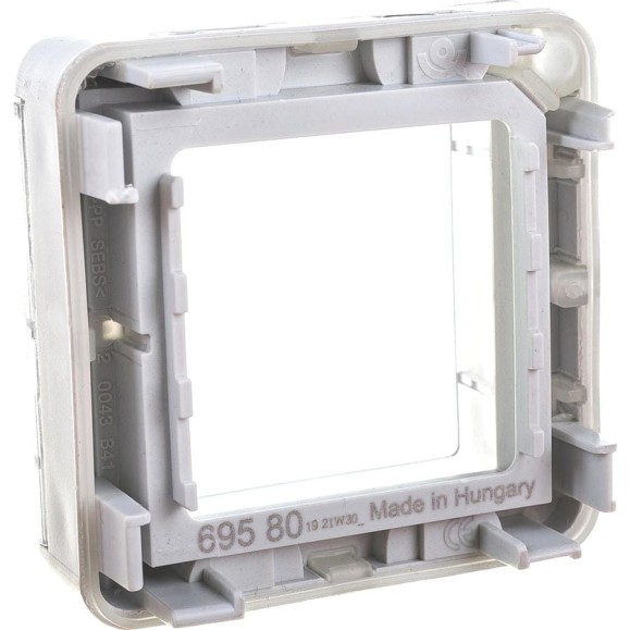Адаптер Legrand Plexo для 2 модульных механизмов Mosaic с дымчатой крышкой IP55 69580 069580