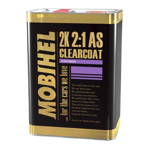 Акриловый бесцветный лак MOBIHEL 2К HS 2:1 anti-scratch, 5 л 47155204 Акриловый бесцветный лак MOBIHEL 2К HS 2:1 anti-scratch, 5 л 47155204