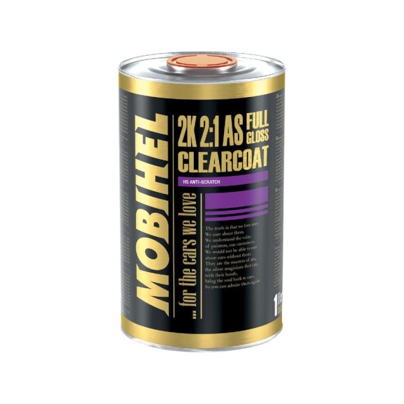 Бесцветный лак MOBIHEL 2К HS 2:1 FG anti-scratch, 1 л 47900102 Бесцветный лак MOBIHEL 2К HS 2:1 FG anti-scratch, 1 л 47900102