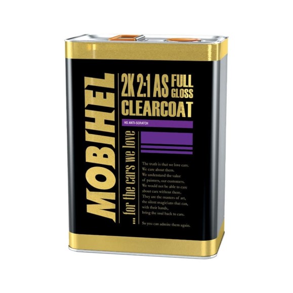 Бесцветный лак MOBIHEL FG anti-scratch 2К HS 2:1, 5 л 47900104 Бесцветный лак MOBIHEL FG anti-scratch 2К HS 2:1, 5 л 47900104