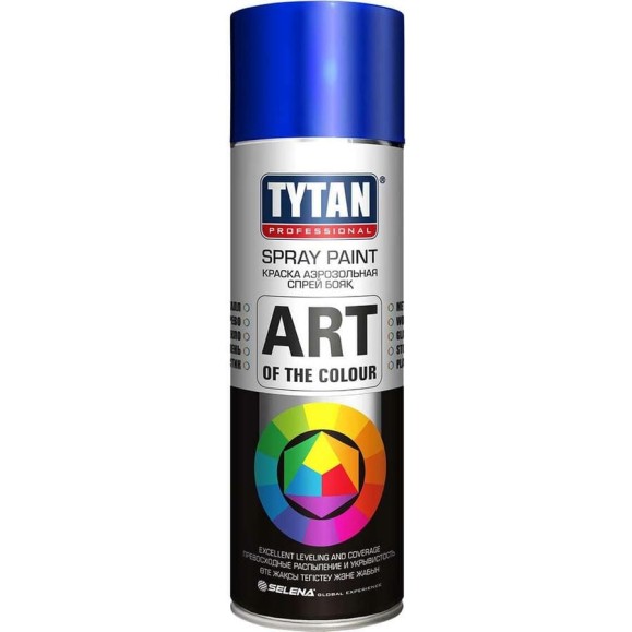 Аэрозольная краска Tytan PROFESSIONAL ART OF THE COLOUR RAL5002, ультрамарин 400мл 64707 212190 Аэрозольная краска Tytan PROFESSIONAL ART OF THE COLOUR RAL5002, ультрамарин 400мл 64707 212190