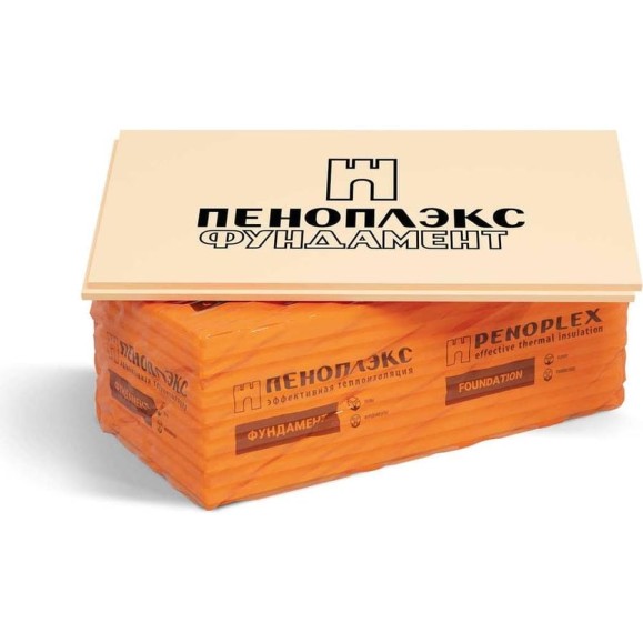 Экструдированный пенополистирол PENOPLEX Пеноплэкс Фундамент 100x585x1185 мм TU0-0002520 Экструдированный пенополистирол PENOPLEX Пеноплэкс Фундамент 100x585x1185 мм TU0-0002520