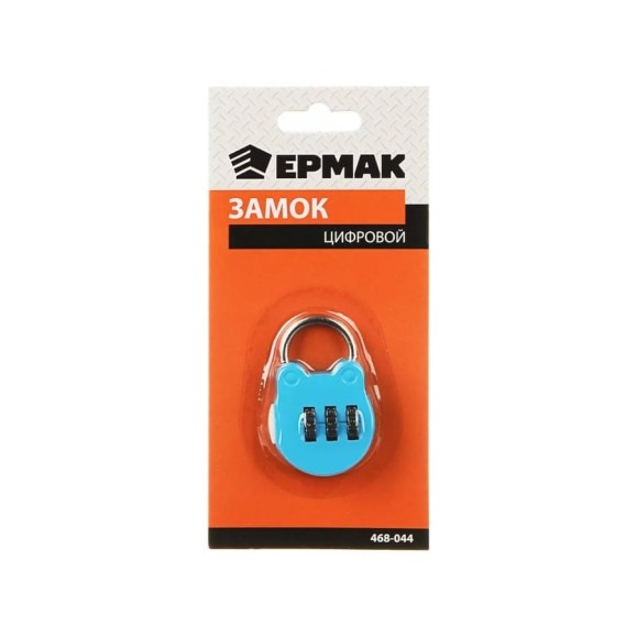 Цифровой замок ЕРМАК блистер, металл, 3 цвета, CR-19В 468-044 Цифровой замок ЕРМАК блистер, металл, 3 цвета, CR-19В 468-044