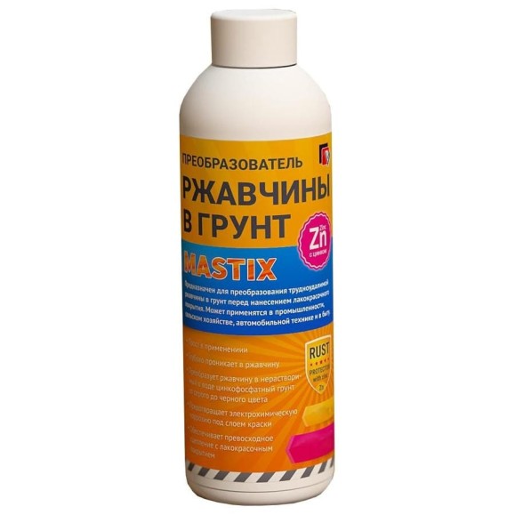 Преобразователь ржавчины в грунт MASTIX 240 мл МС 0401 Преобразователь ржавчины в грунт MASTIX 240 мл МС 0401