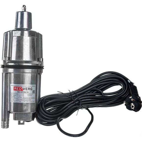 Вибрационный насос REDVERG RD-VP70H/10 5025613 Вибрационный насос REDVERG RD-VP70H/10 5025613