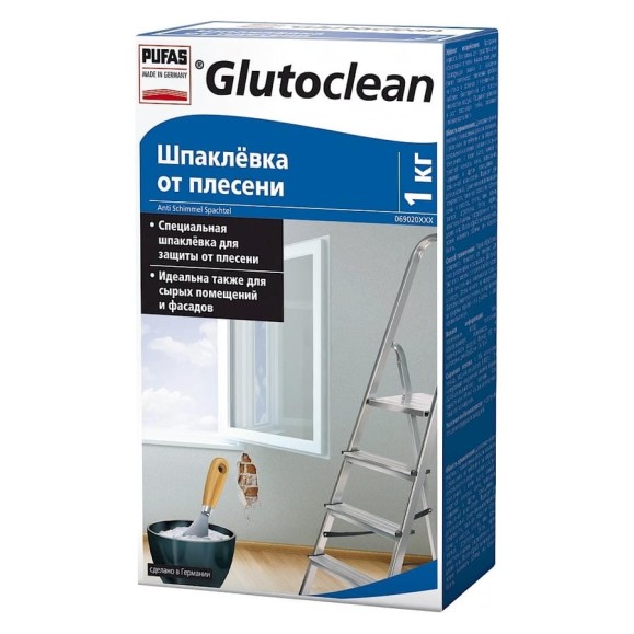 Шпаклевка Glutoclean от плесени 1 кг М 013501092