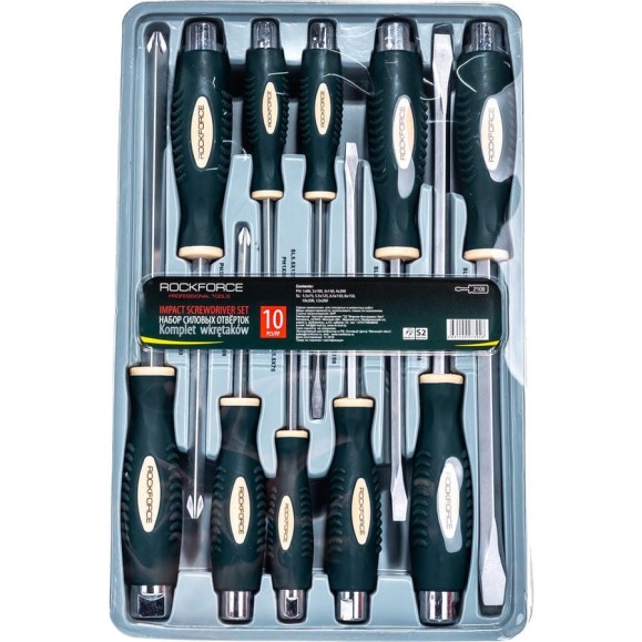 Набор силовых отверток ROCKFORCE RF-2108 Набор силовых отверток ROCKFORCE RF-2108