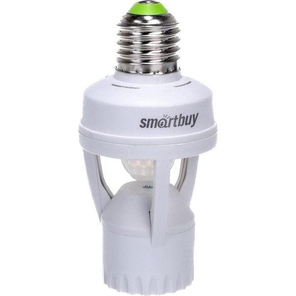 Инфракрасный датчик движения Smartbuy в патрон E27, 60Вт, до 6м, IP20 sbl-ms-010