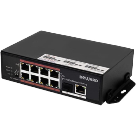 Неуправляемый коммутатор Beward 8 портов STP-811HPS 00000007971 Неуправляемый коммутатор Beward 8 портов STP-811HPS 00000007971