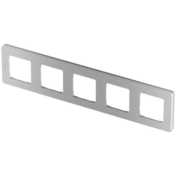 Рамка Legrand - 5 постов - INSPIRIA - алюминий 673972 Рамка Legrand - 5 постов - INSPIRIA - алюминий 673972