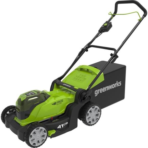 Аккумуляторная газонокосилка GreenWorks G24x2LM41 2х24 В 2512607 Аккумуляторная газонокосилка GreenWorks G24x2LM41 2х24 В 2512607