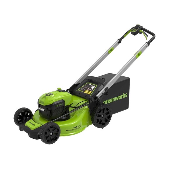 Газонокосилка аккумуляторная GD40LM48SPK4 40V 48 см самоходная бесщеточная c 1хАКБ 4 Ач GreenWorks 2517407UB Газонокосилка аккумуляторная GD40LM48SPK4 40V 48 см самоходная бесщеточная c 1хАКБ 4 Ач GreenWorks 2517407UB