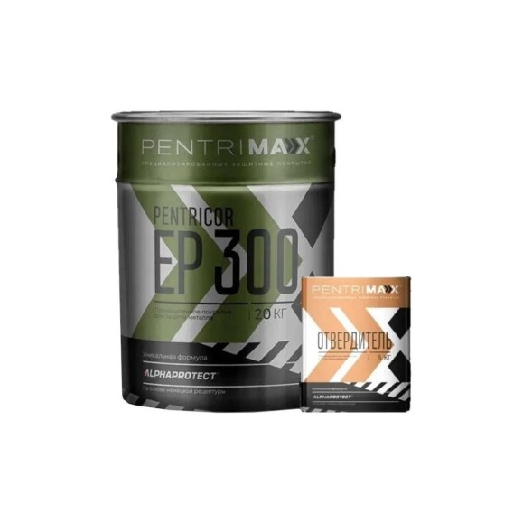 Комплект PentriMax (грунт PentriCor EP 300 20 кг; отвердитель PentriHard 300/3 5 кг) 00-00001416 Комплект PentriMax (грунт PentriCor EP 300 20 кг; отвердитель PentriHard 300/3 5 кг) 00-00001416